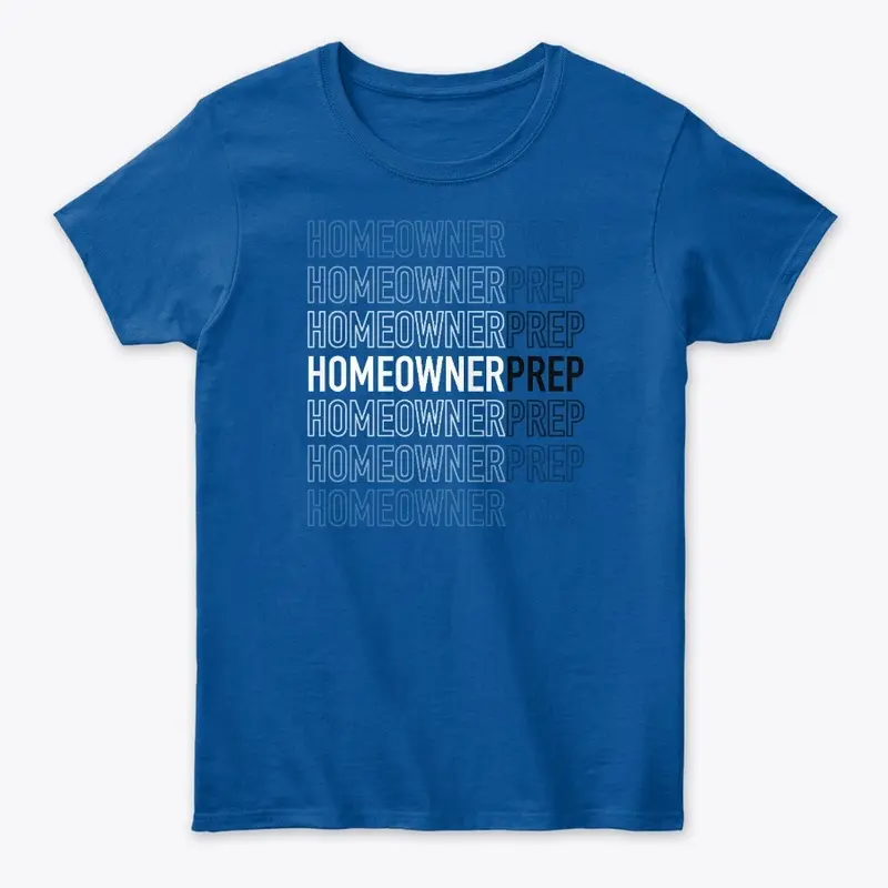 Homeowner Prep Outline Fade Ladies Tee